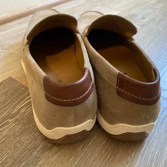 TRASK men Sheldon gray English suede loafer main image 6